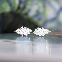 Silver earrings BUTTERFLY - SILVER 925