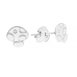 Silver earrings BUTTERFLY - SILVER 925