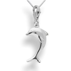 Srebrna zawieszka - charms - DELFIN pr. 925