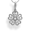 Srebrna zawieszka - charms - KWIAT pr. 925